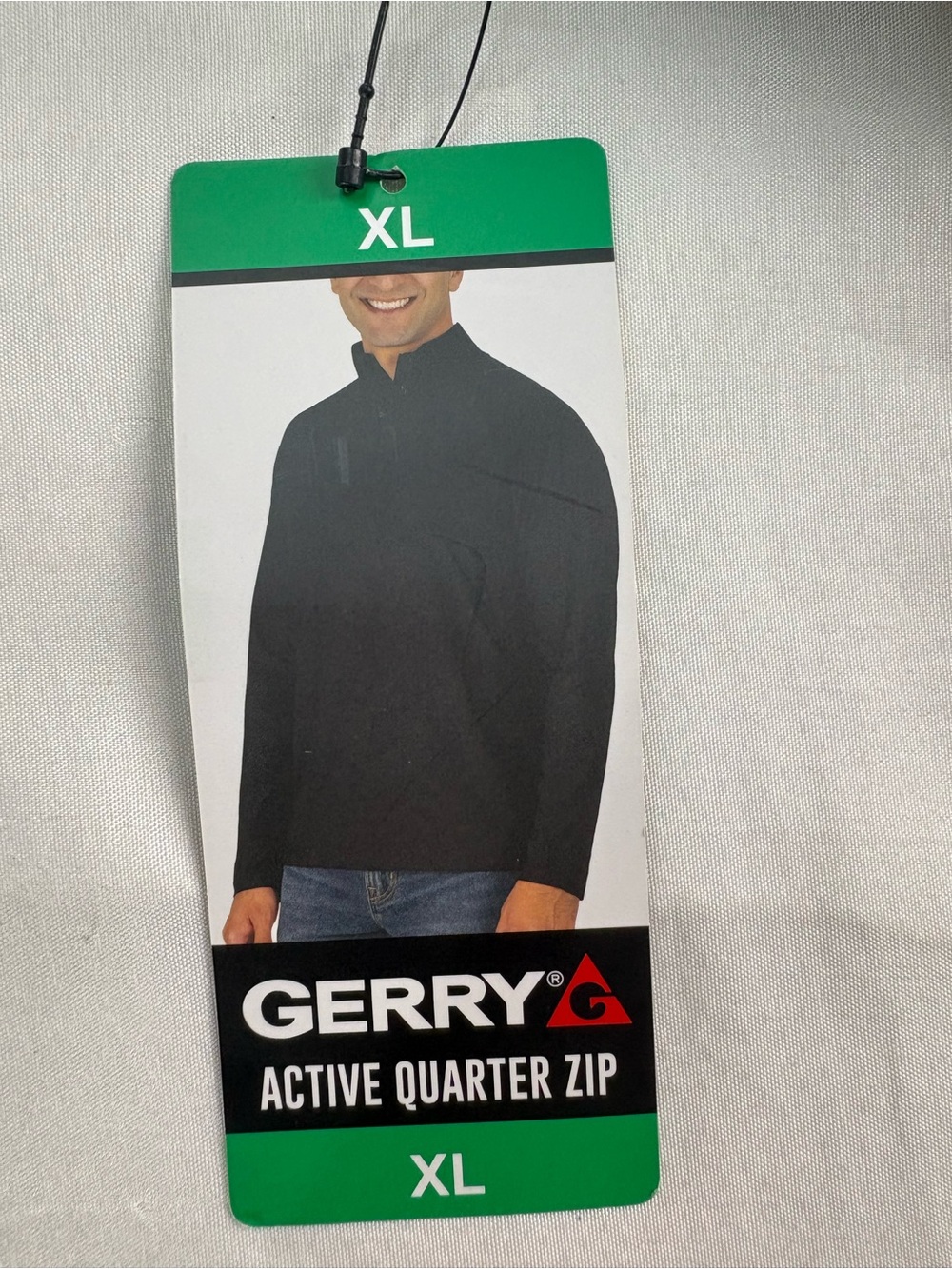 Gerry Weber Men's Black Quarter-Zip Pullover